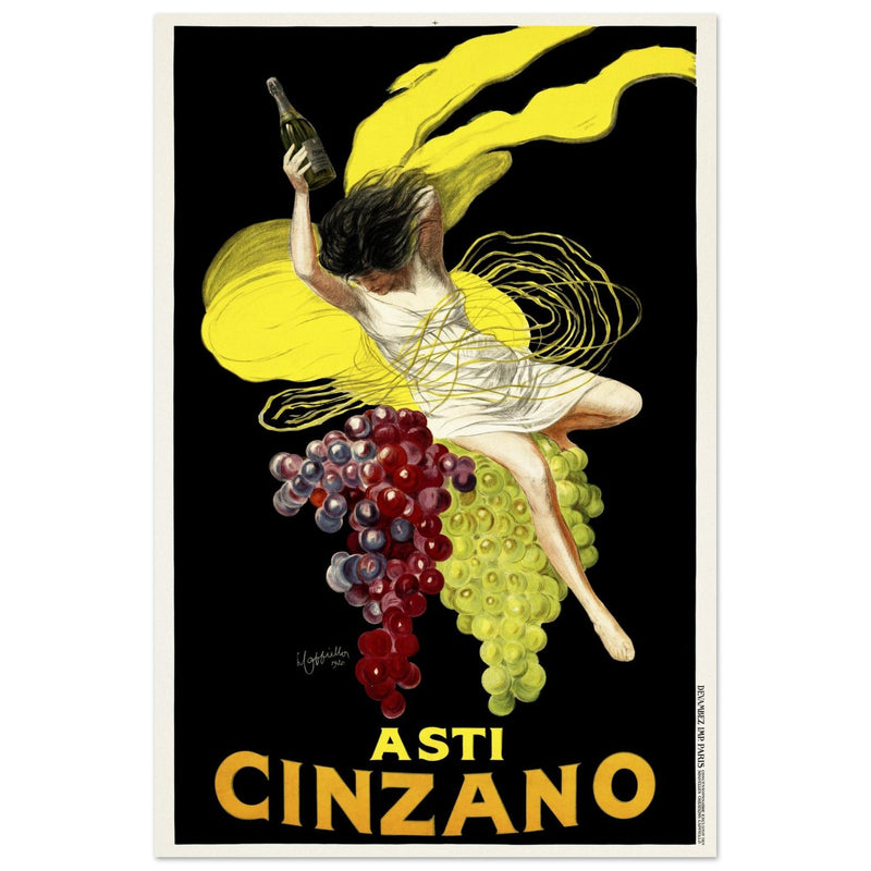 Asti Cinzano vintage poster advertising by Leonetto Cappiello.