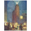 Modern city by Walter L . Green. A vintage illustration printed on Fine Art paper