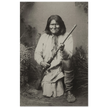 Geronimo Apache leader.  Portrait of native american indian.