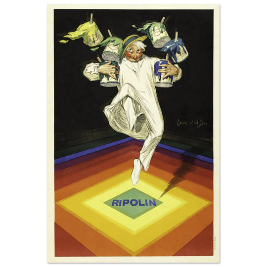 Ripolin vintage paint advertising created by Jean d' Ylen in 1928.