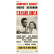 Casablanca with Humphrey Bogart and Ingrid Bergman movie poster. Vintage prints of films that changed cinema