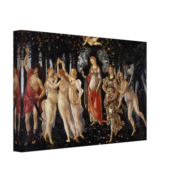 Canvas La Primavera ( Spring ) by Sandro Botticelli 1481-1482