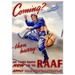 Coming? Then Hurry! II World War poster